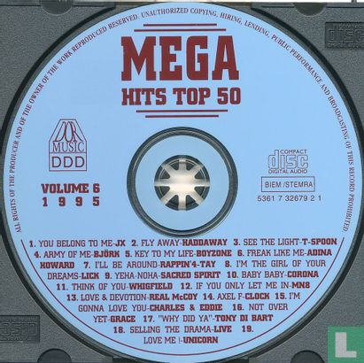 Het Beste Uit De Mega Hits Top 50 Van 1995 Volume 6 - Image 3