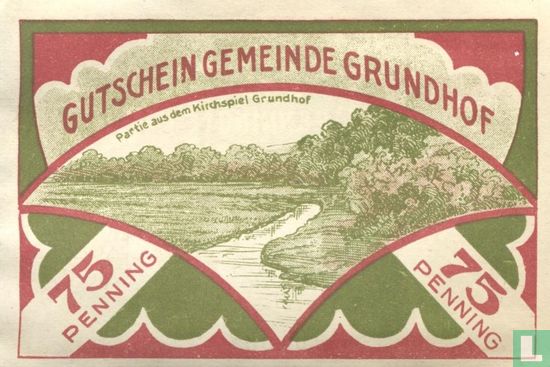 Grundhof 75 Pfennig - Afbeelding 2