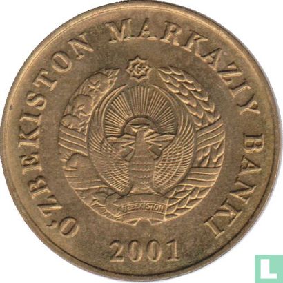 Ouzbékistan 5 somme 2001 (carte correcte) - Image 1