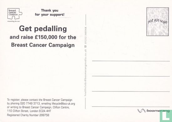 breast cancer campaign - Get pedalling - Image 2