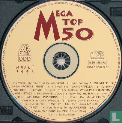 Het Beste Uit De Mega Top 50 Van 1996 Volume 3 Maart - Afbeelding 3