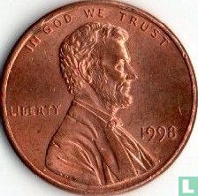 États-Unis 1 cent 1998 (sans lettre) - Image 1