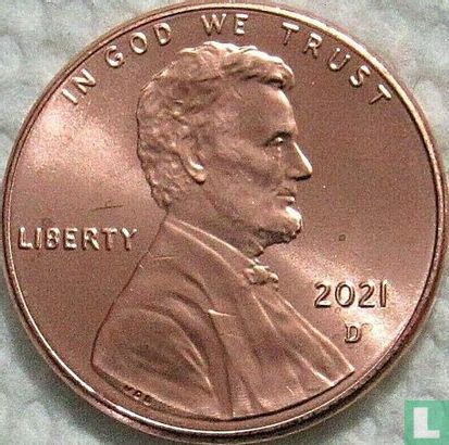 Verenigde Staten 1 cent 2021 (D) - Afbeelding 1