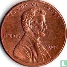 États-Unis 1 cent 2002 (sans lettre) - Image 1