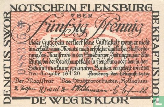 Flensburg 50 Pfennig - Bild 1