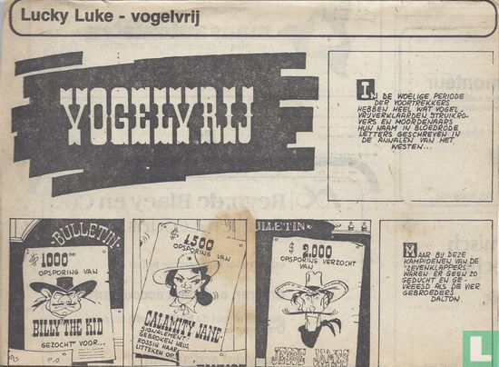 Lucky Luke - Vogelvrij - Image 1