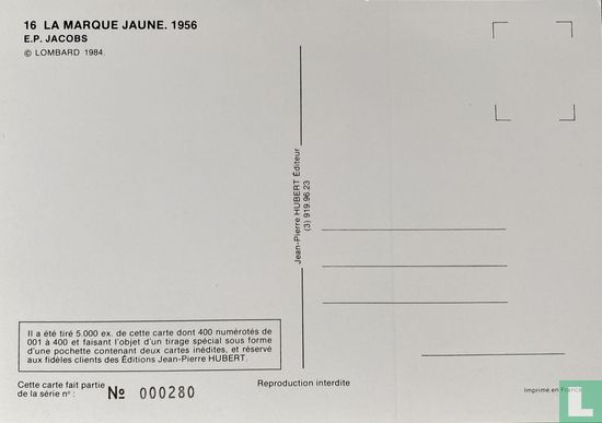 Carte Postale Lombard nr 16-a - Afbeelding 2