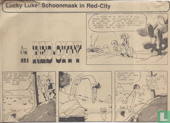 Lucky Luke: Schoonmaak in Red-City - Image 1