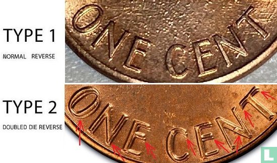 Verenigde Staten 1 cent 1983 (zonder letter - type 1) - Afbeelding 3
