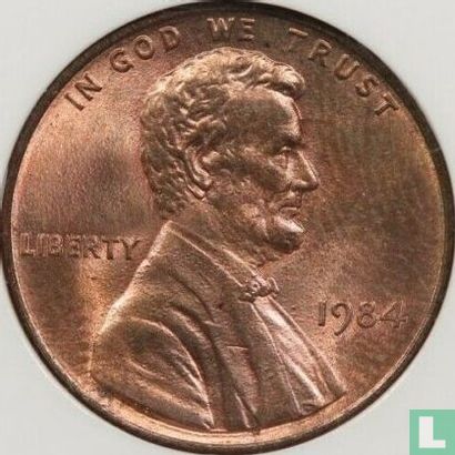 United States 1 cent 1984 (without letter - type 2) - Image 1