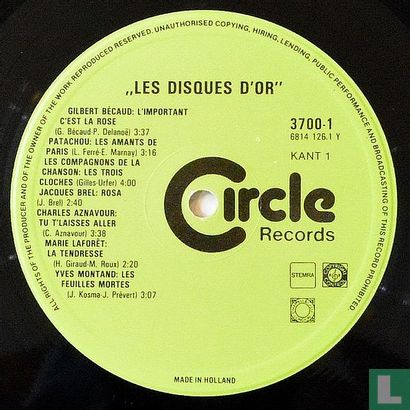 Les Disques D'Or - Afbeelding 3
