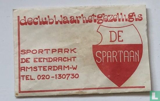Amsterdamse Voetbalvereniging De Spartaan - Afbeelding 1