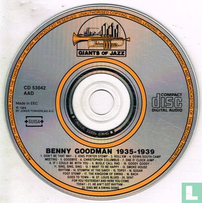 Benny Goodman & his Orchestra 1935-1939 - Image 3