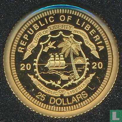 Libéria 25 dollars 2020 (BE) "Joe Biden" - Image 1