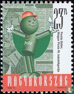 Bálint Postás - the postal mascot