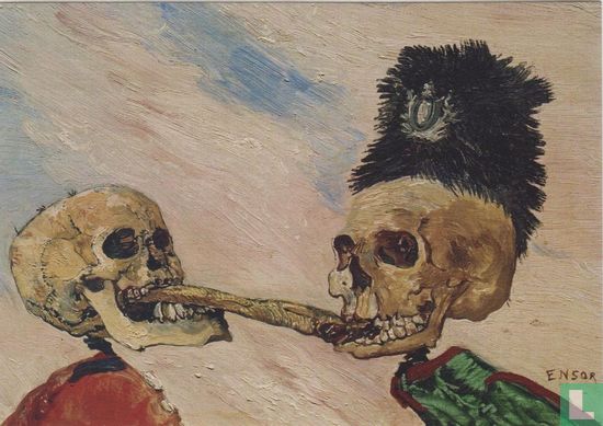Skelette im Streit um einen sauren Hering, 1891 - Bild 1