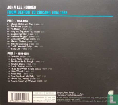 John Lee Hooker - From Detroit to Chicago 1954-1958 - Afbeelding 2