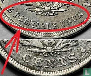 Vereinigte Staaten 5 Cent 1883 (Liberty head - E PLURIBUS UNUM) - Bild 3