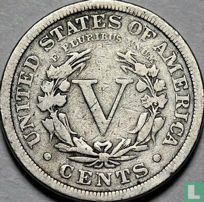 Verenigde Staten 5 cents 1883 (Liberty head - CENTS) - Afbeelding 2