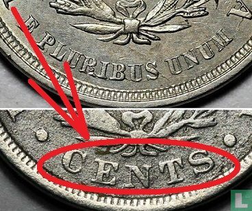 Verenigde Staten 5 cents 1883 (Liberty head - CENTS) - Afbeelding 3