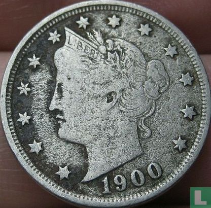 Verenigde Staten 5 cents 1900 - Afbeelding 1