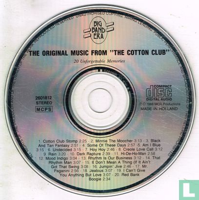 The Original Music from "The Cotton Club" - Image 3