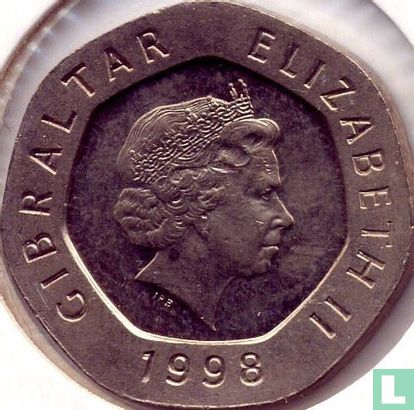 Gibraltar 20 Pence 1998 "Our Lady of Europa" - Bild 1