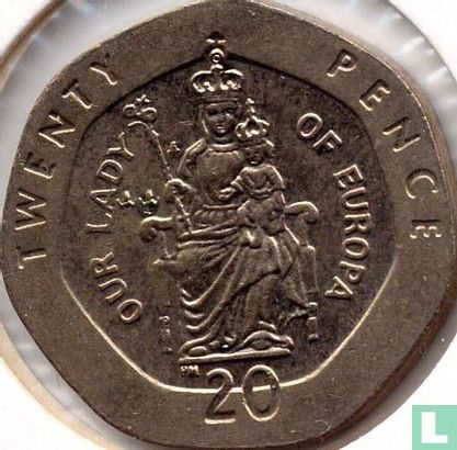 Gibraltar 20 Pence 1998 "Our Lady of Europa" - Bild 2