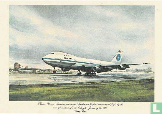 Pan Am - Boeing 747 (Menükarte)  - Bild 1