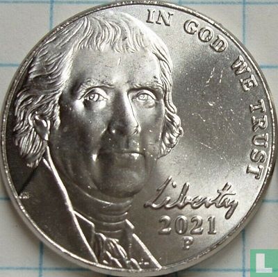 United States 5 cents 2021 (P) - Image 1