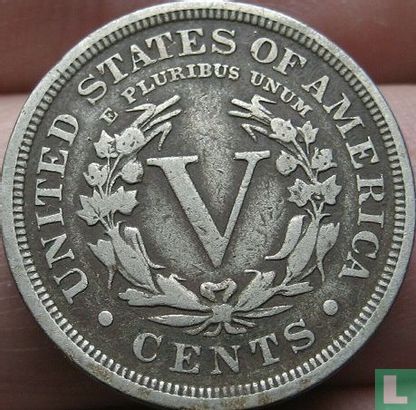 United States 5 cents 1907 - Image 2