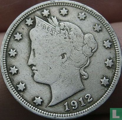 Verenigde Staten 5 cents 1912 (zonder letter) - Afbeelding 1
