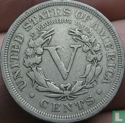 États-Unis 5 cents 1903 - Image 2