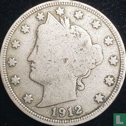 Verenigde Staten 5 cents 1912 (S) - Afbeelding 1