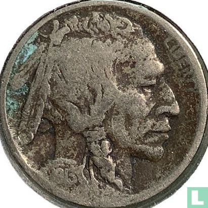 United States 5 cents 1913 (Buffalo - type 2 - S) - Image 1