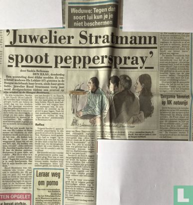 Juwelier Stratmann spoot pepperspray - Afbeelding 2