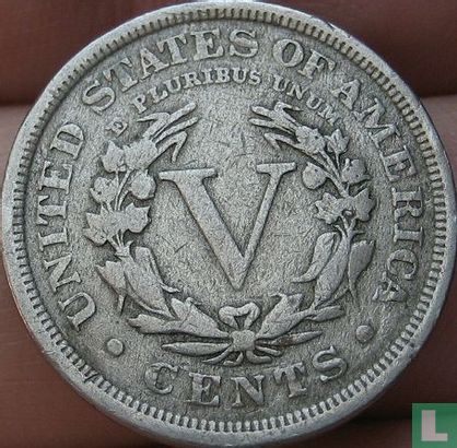 United States 5 cents 1909 - Image 2