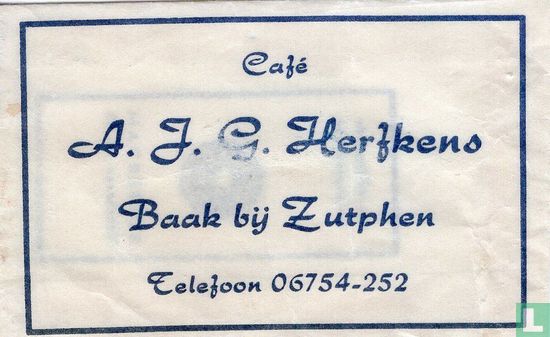 Café A.J.G. Herfkens - Afbeelding 1