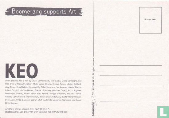 0559 - Boomerang supports Art "KEO"  - Afbeelding 2