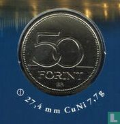 Hongarije 50 forint 2002 - Afbeelding 3