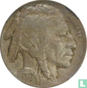 United States 5 cents 1916 (1916/16) - Image 1