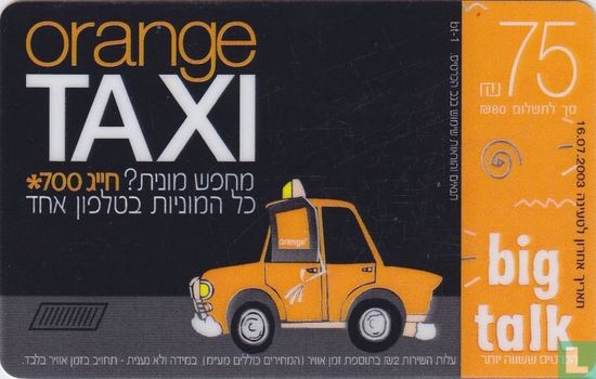 orange taxi - Bild 1