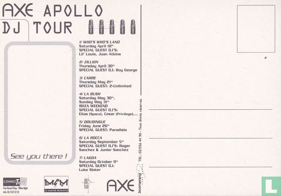 0728a - Axe Apollo DJ Tour - Afbeelding 2