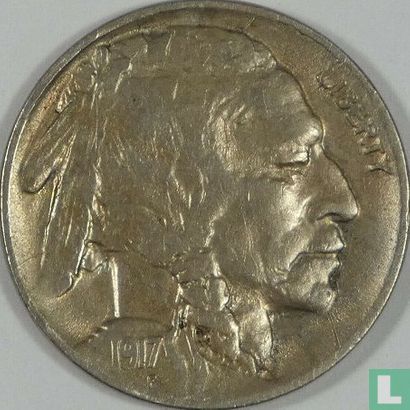 États-Unis 5 cents 1917 (D) - Image 1