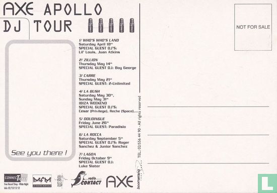 0728d - Axe Apollo DJ Tour  - Afbeelding 2