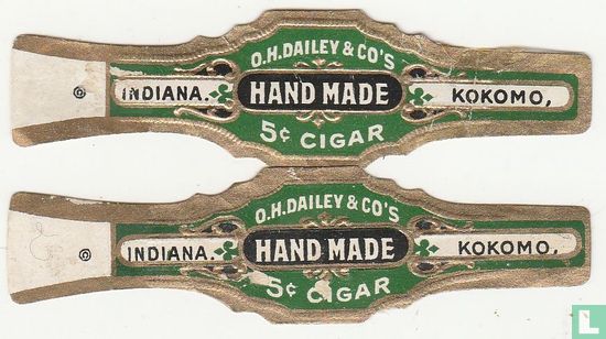 O.H. Dailey & Co's Hand Made 5c cigar - Indiana - Kokomo - Image 3