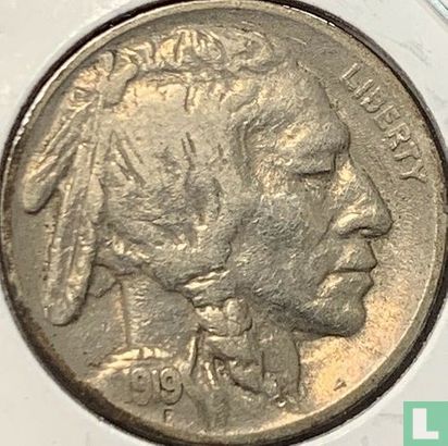 Vereinigte Staaten 5 Cent 1919 (ohne Buchstabe) - Bild 1