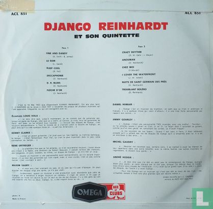 Django Reinhardt et Son Quintette - Image 2