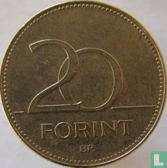Hongarije 20 forint 2012 - Afbeelding 2