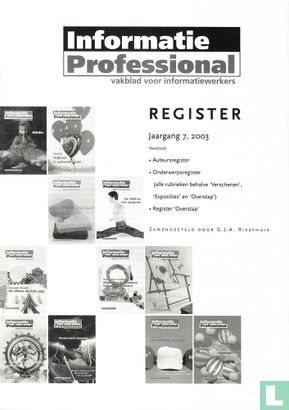 Informatie Professional Register 7 - Afbeelding 1